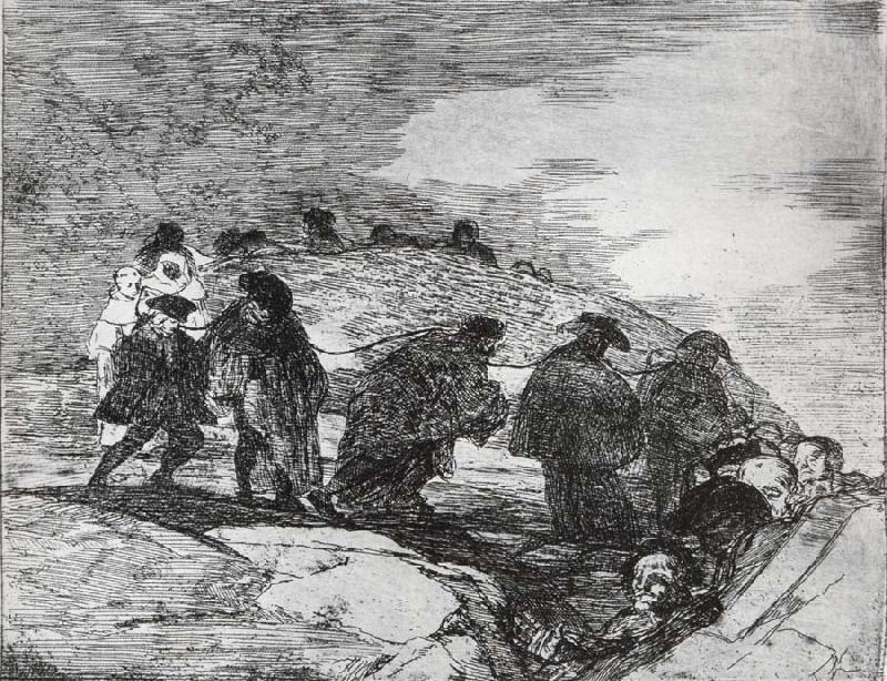 Francisco Goya No saben el camino Sweden oil painting art